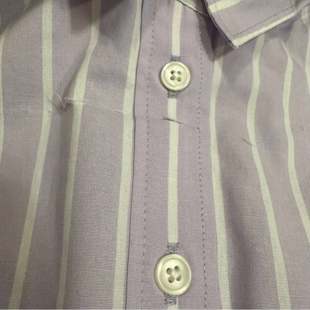 J crew Striped modern button-up shirt